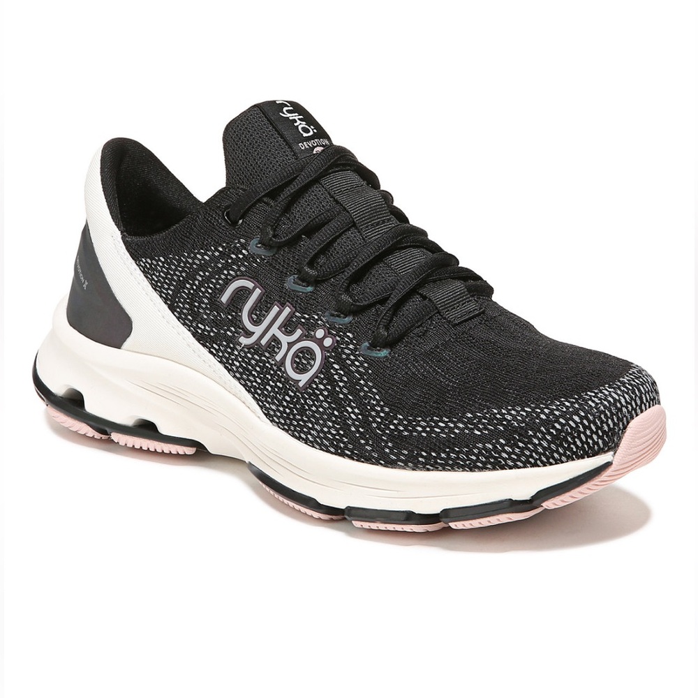 Ryka Women's Black and White Running Shoes